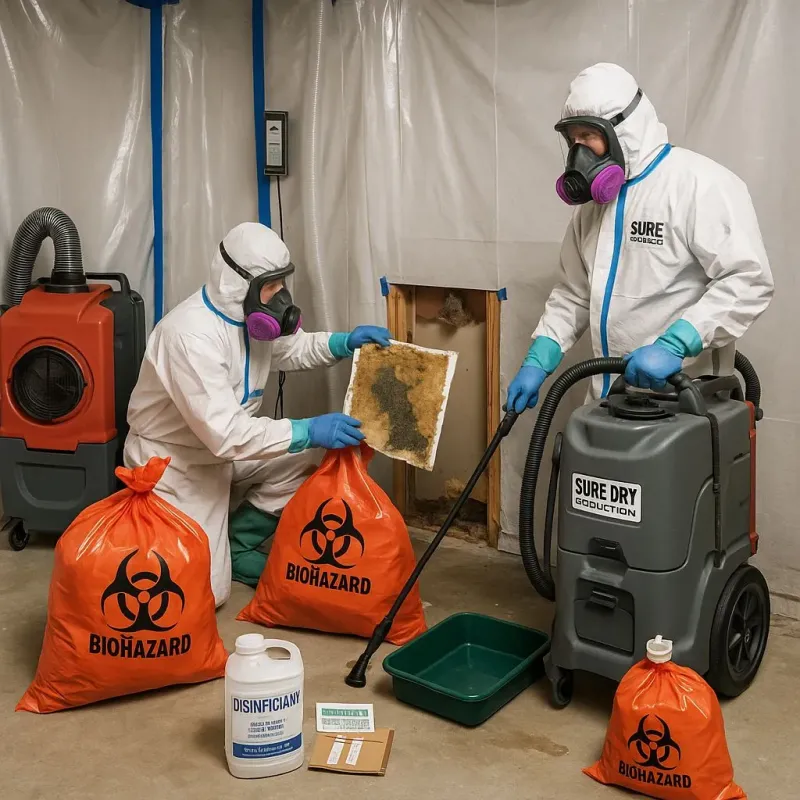 Contaminated Water Handling Protocols process in Bent Creek, NC